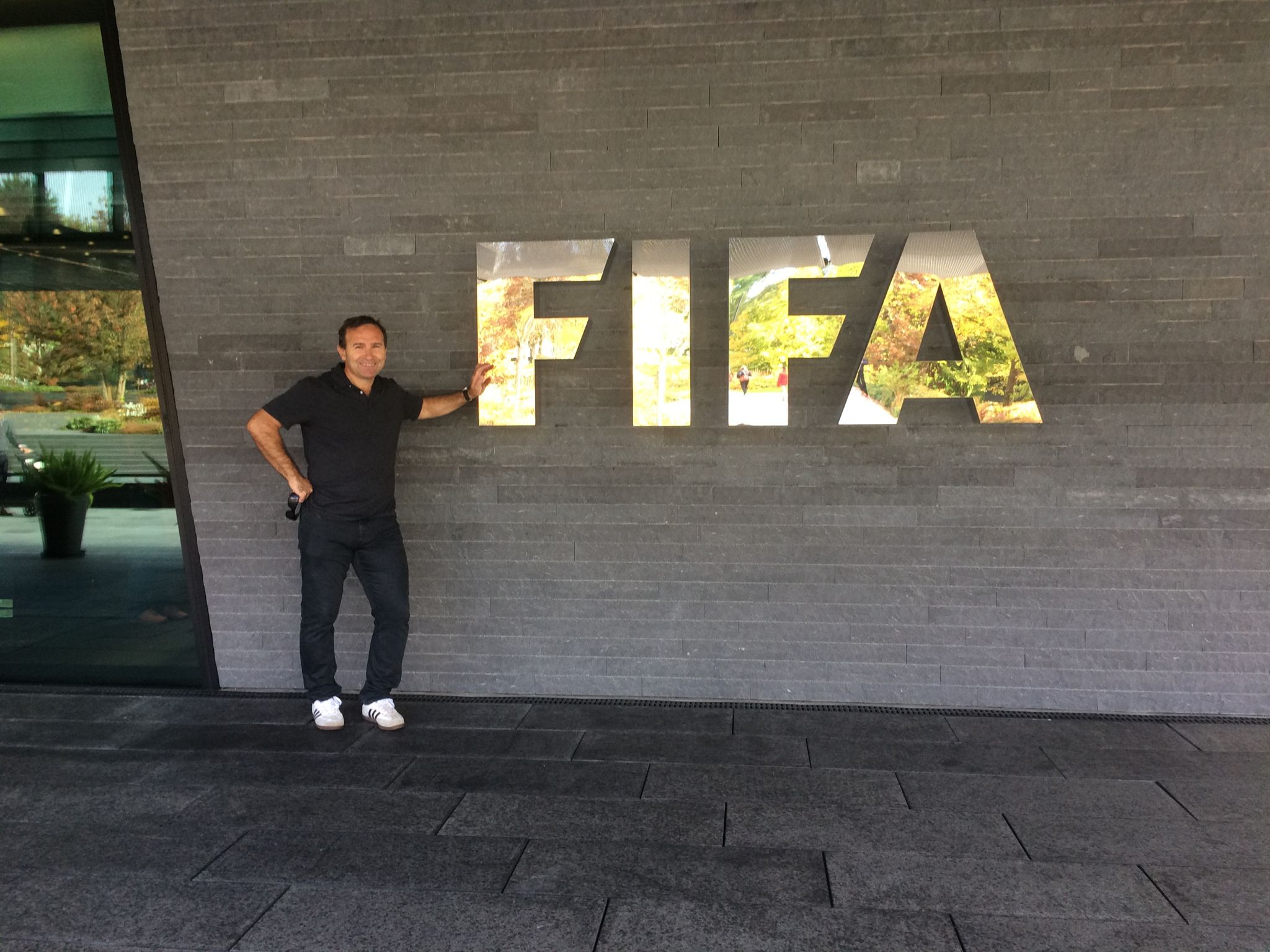 At FIFA HQ